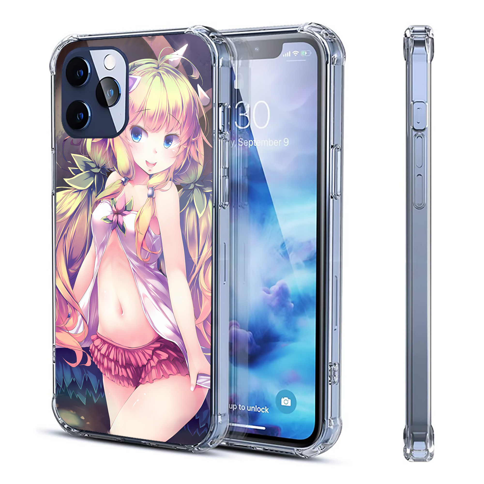 （画像用） 遊☆戯☆王 Yu-Gi-Oh! 【iPhone 12シリーズ対応】透明スマホケース（クリアソフトケース）
